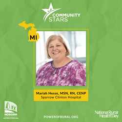 Mariah Hesse 2023 Community Star Profile Graphic